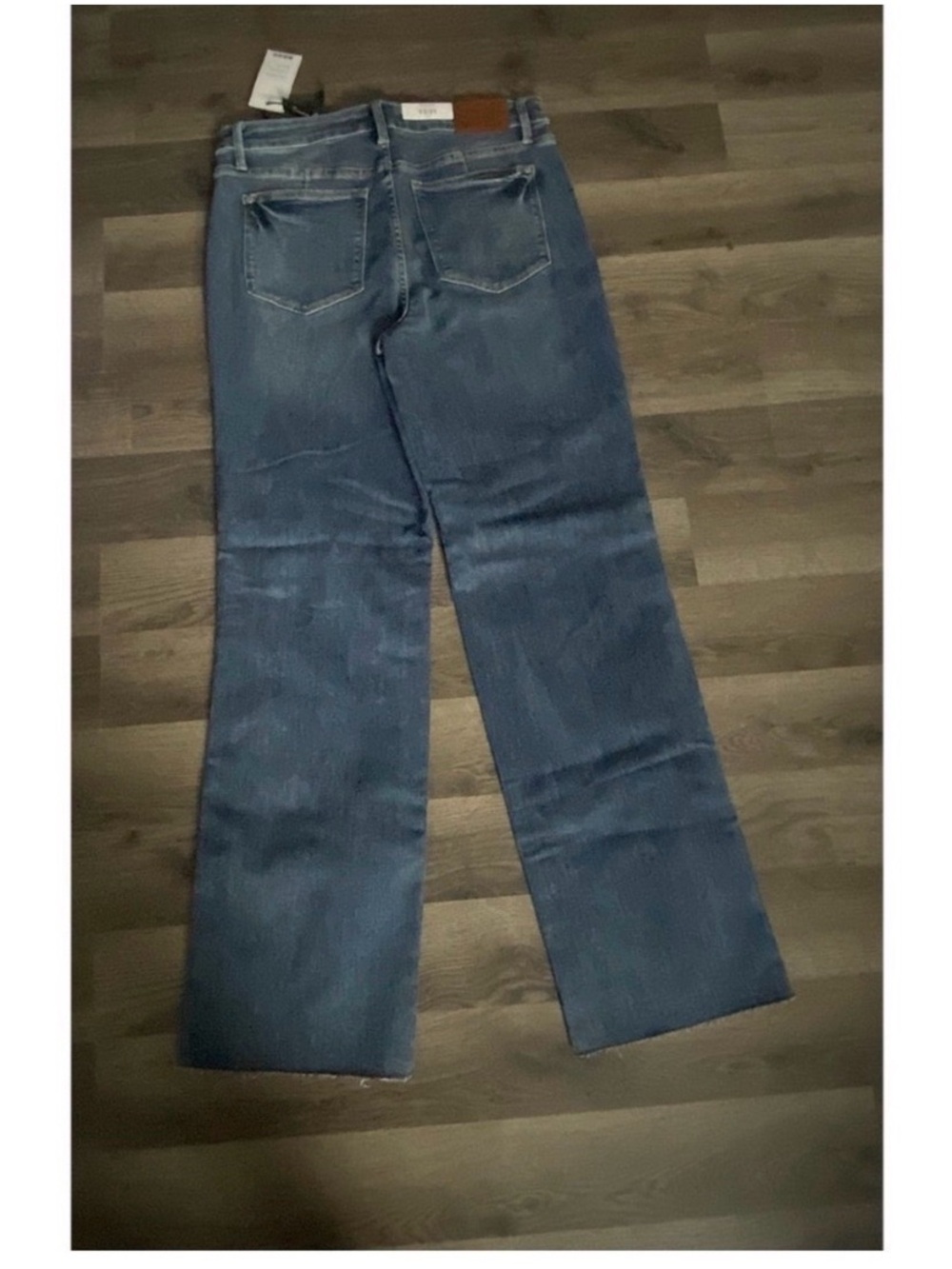 JUDY BLUE Straight Leg Raw Crop Jeans Size 31 New! - Picture 7 of 8
